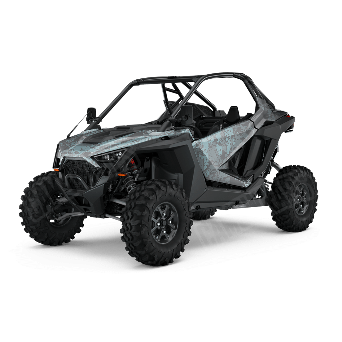 Pasted Overcast Side by Side UTV Camo Vinyl Wrap
