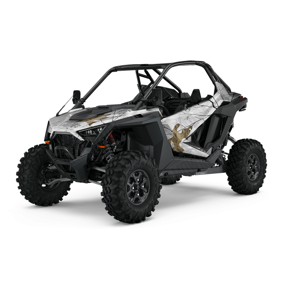Realtree XTRA Colors Snow Side by Side UTV Camo Vinyl Wrap