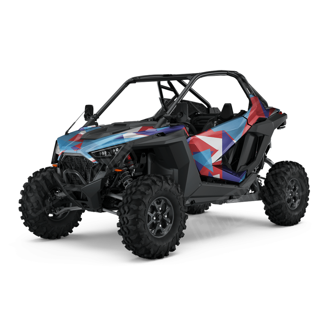 Shattered M Series Side by Side UTV Camo Vinyl Wrap