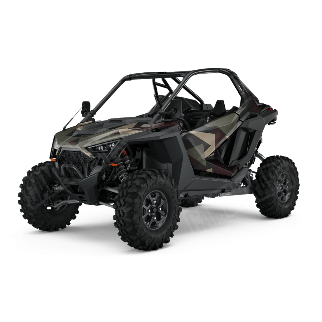 Shattered Militant Blood Side by Side UTV Camo Vinyl Wrap