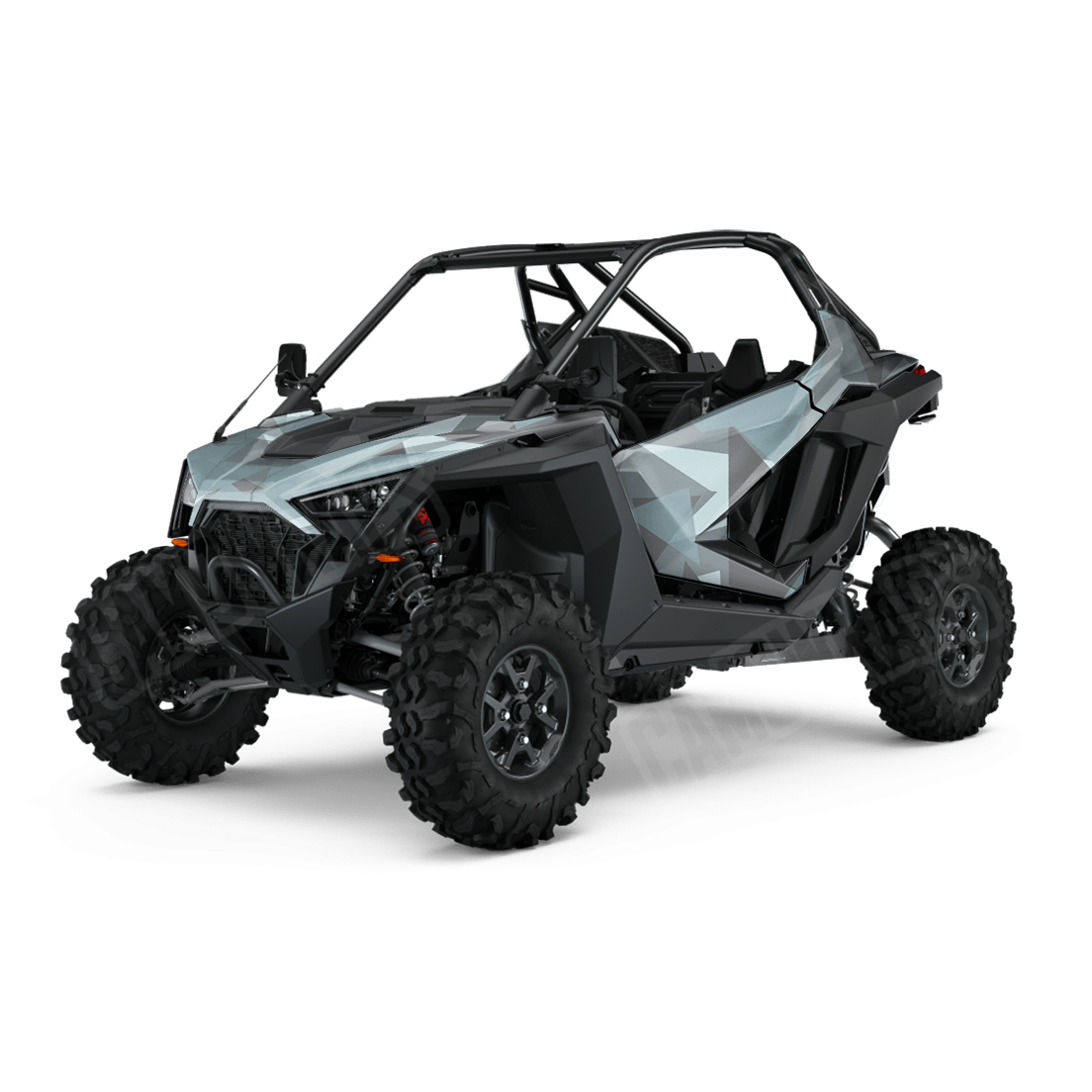 Shattered Overcast Side by Side UTV Camo Vinyl Wrap