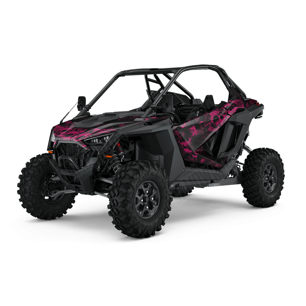 Skull Magenta UTV Wraps