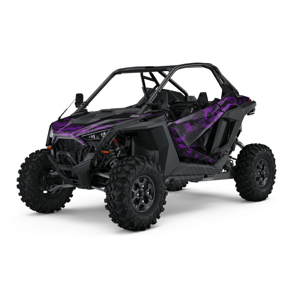 Skull Purple UTV Wraps