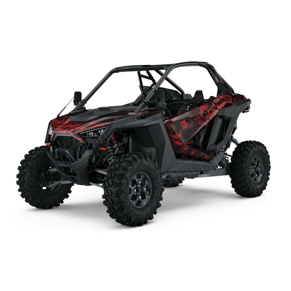 Skull Red UTV Wraps