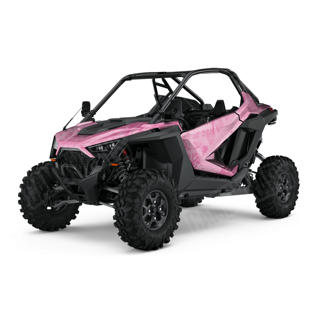 Tire Splatter Elite Pink Side by Side UTV Camo Vinyl Wrap