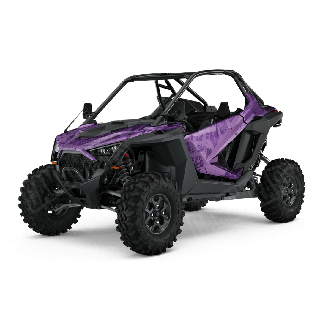 Tire Splatter Elite Purple Side by Side UTV Camo Vinyl Wrap