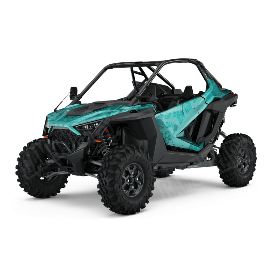 Tire Splatter Elite Tiffany Blue Side by Side UTV Camo Vinyl Wrap