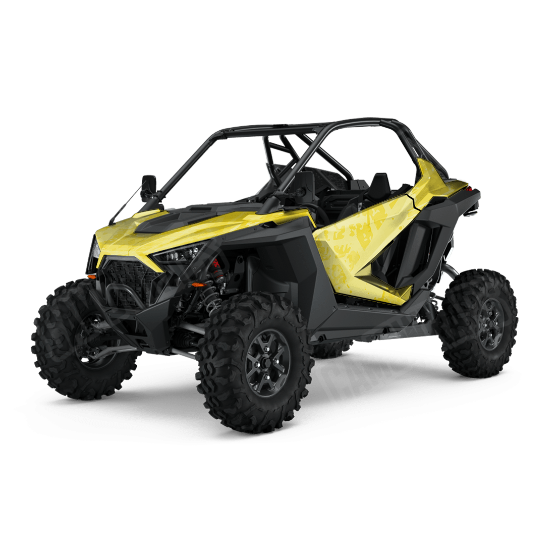 Tire Splatter Elite Yellow Side by Side UTV Camo Vinyl Wrap