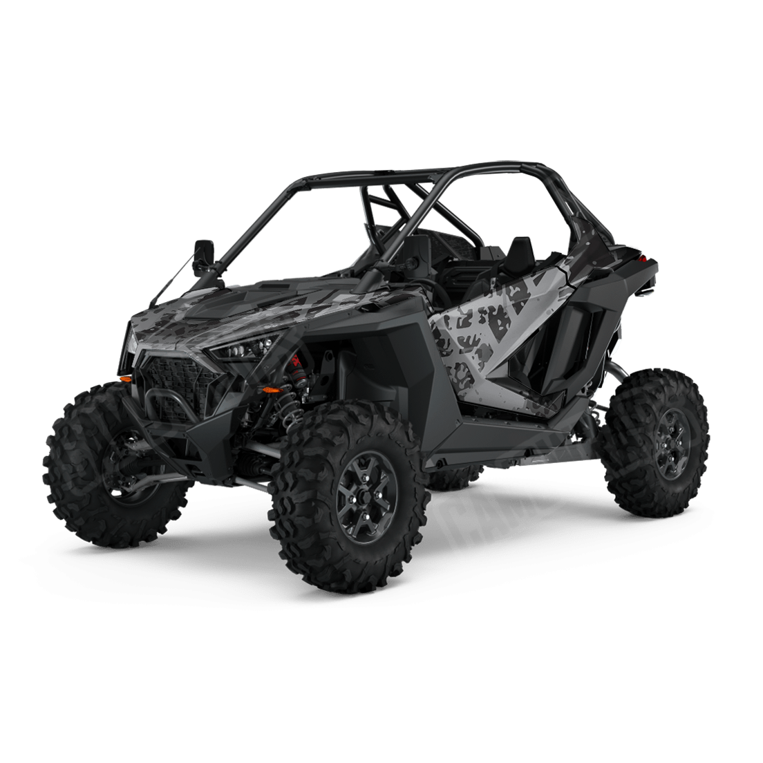 Tire Splatter Midnight Side by Side UTV Camo Vinyl Wrap