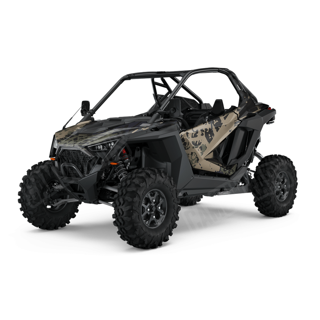 Tire Splatter Militant Blue Side by Side UTV Camo Vinyl Wrap