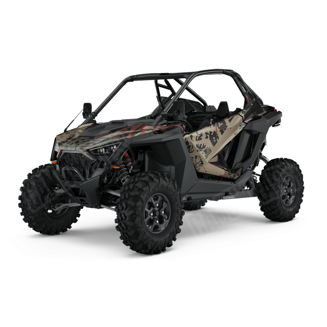 Tire Splatter Militant Copper Side by Side UTV Camo Vinyl Wrap