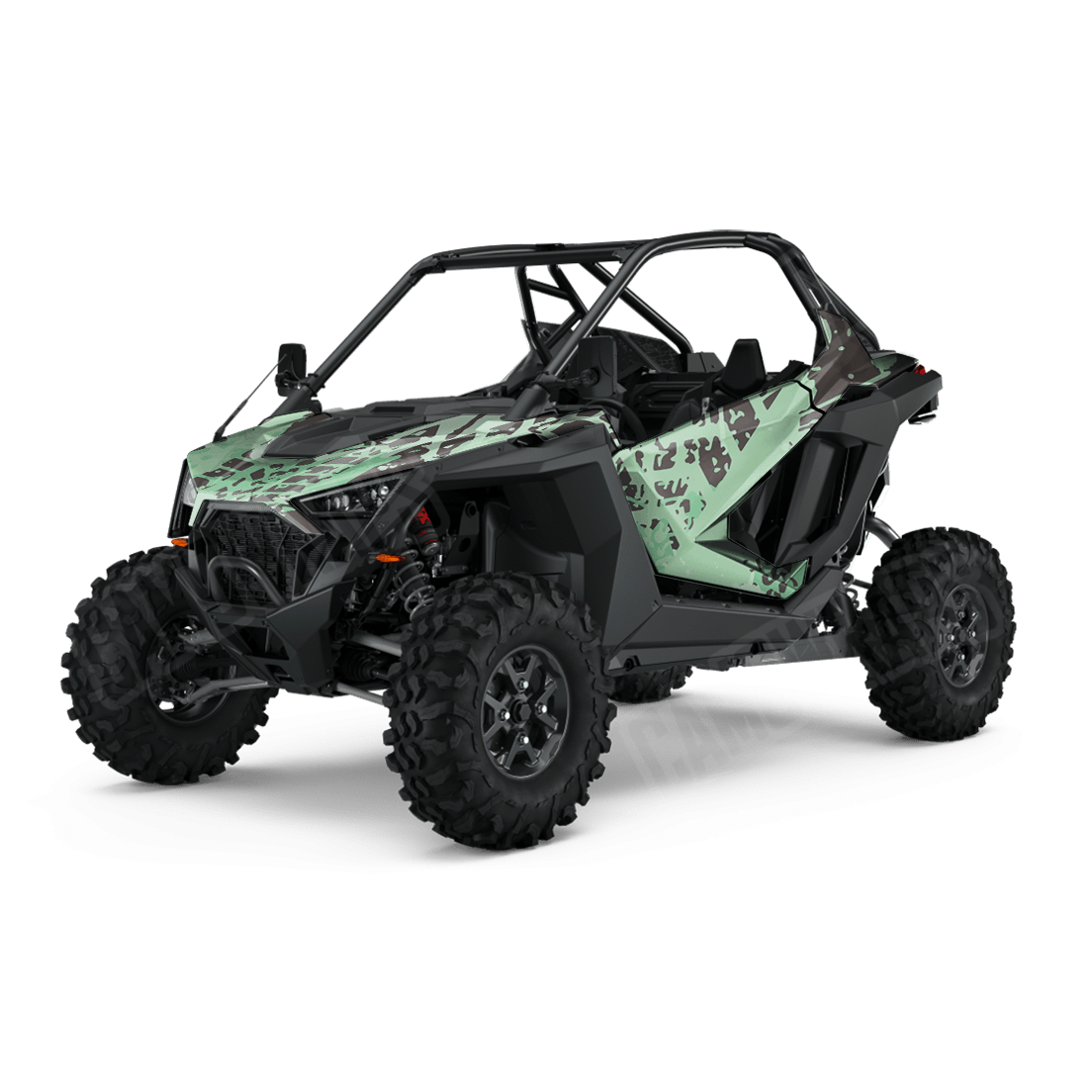Tire Splatter Mint Chocolate Chip Side by Side UTV Camo Vinyl Wrap