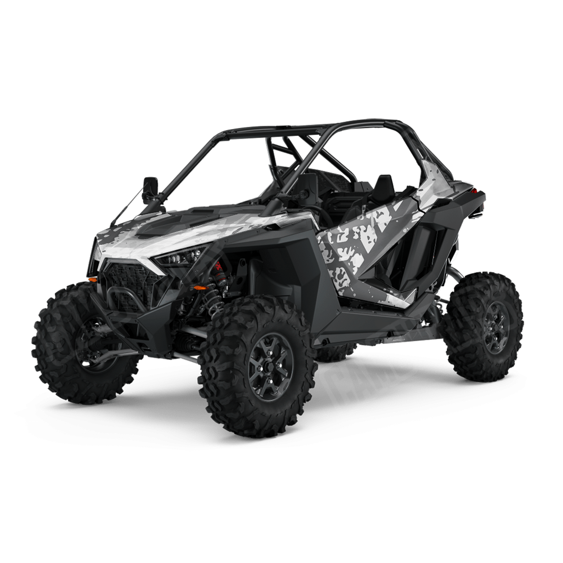 Tire Splatter Snow Side by Side UTV Camo Vinyl Wrap