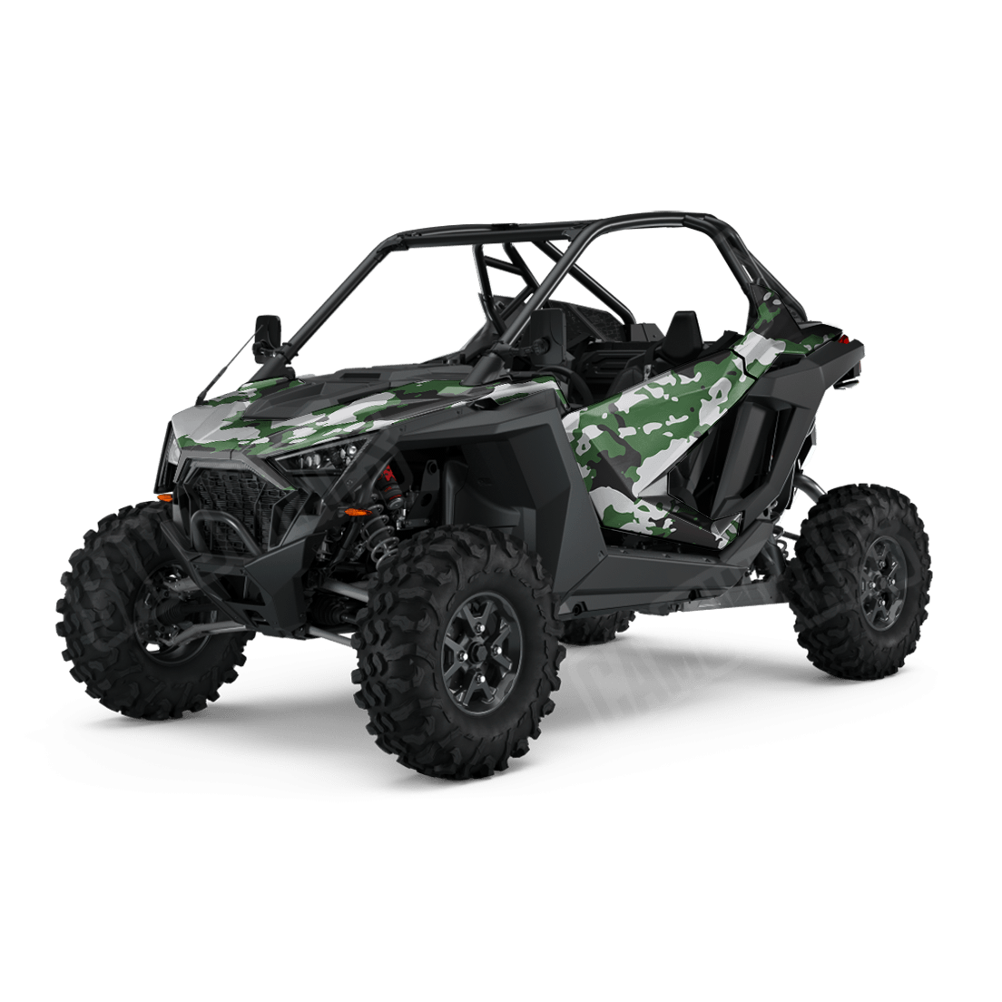 Treetop Green Tiger Side by Side UTV Camo Vinyl Wrap
