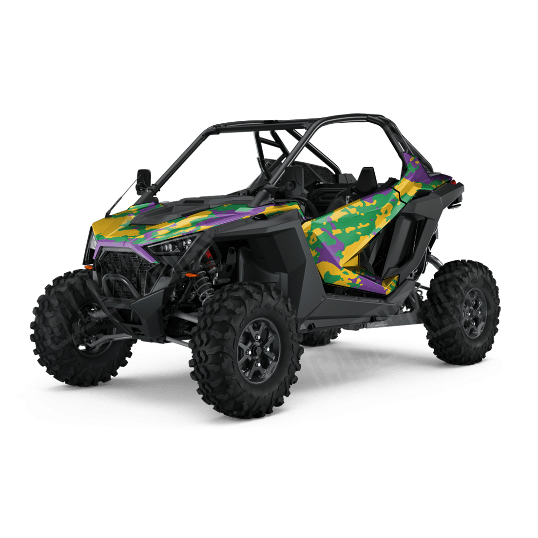 Treetop Mardi Gras Side by Side UTV Camo Vinyl Wrap