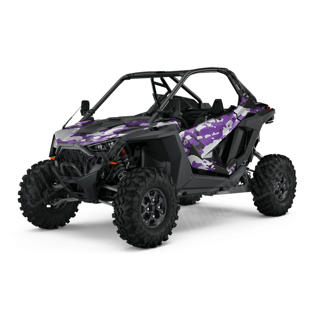 Treetop Purple Tiger Side by Side UTV Camo Vinyl Wrap