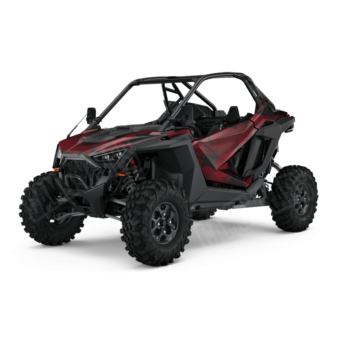 Treetop Vampire Red Side by Side UTV Camo Vinyl Wrap