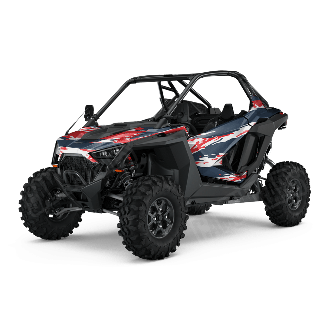 Vietnam Tiger Stripe America Side by Side UTV Camo Vinyl Wrap