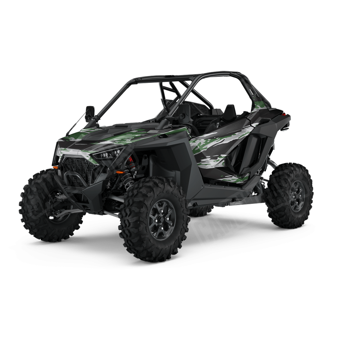 Vietnam Tiger Stripe Green Tiger Side by Side UTV Camo Vinyl Wrap