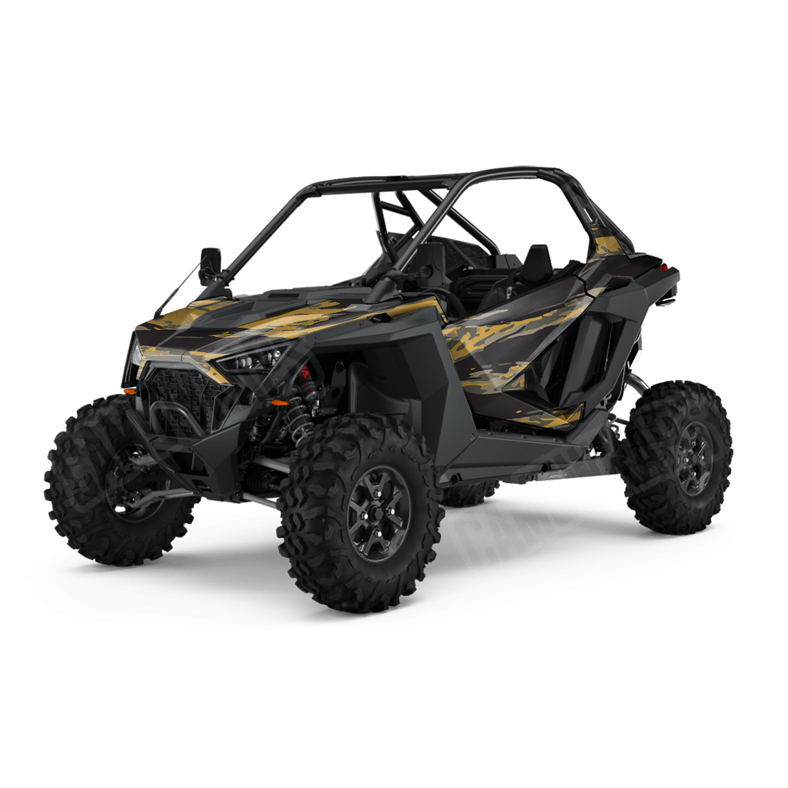 Vietnam Tiger Stripe Militant Yellow Side by Side UTV Camo Vinyl Wrap