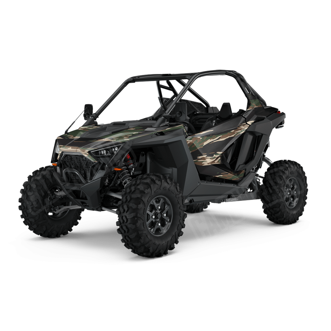 Vietnam Tiger Stripe Woodland Side by Side UTV Camo Vinyl Wrap