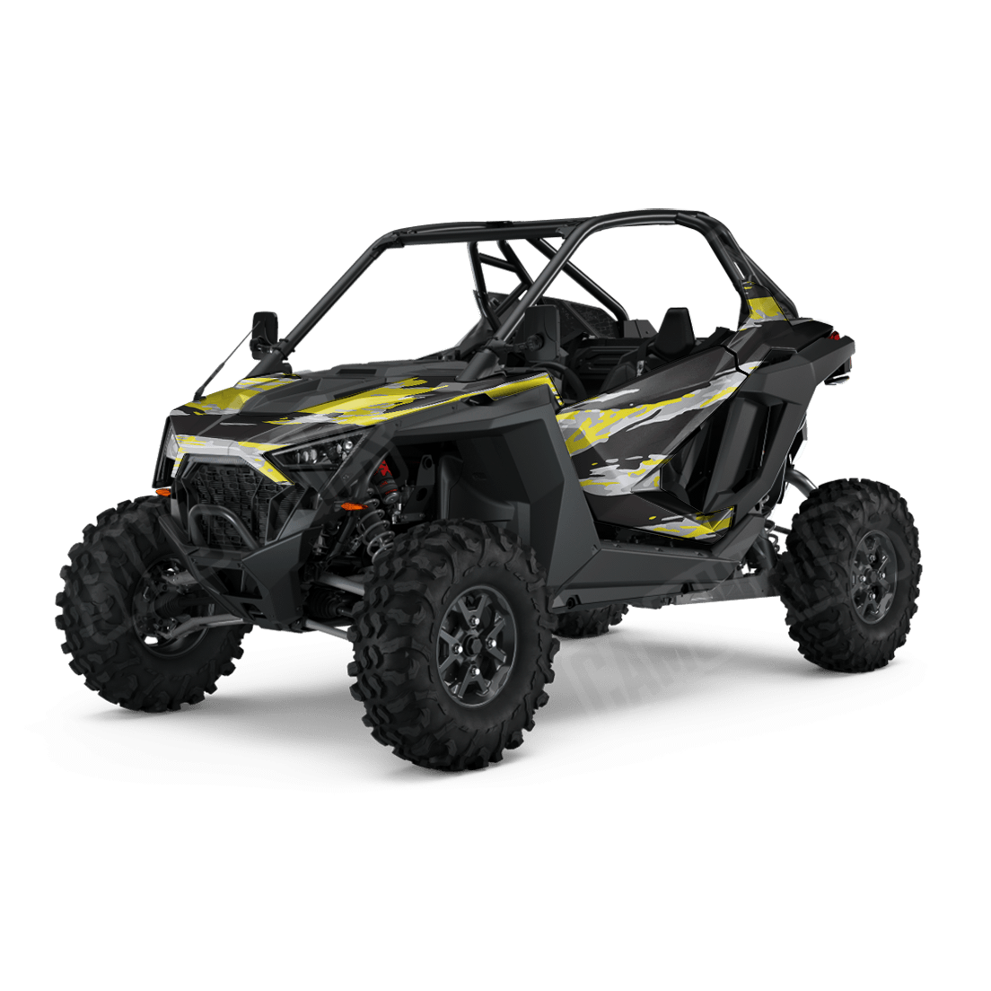 Vietnam Tiger Stripe Yellow Tiger Side by Side UTV Camo Vinyl Wrap