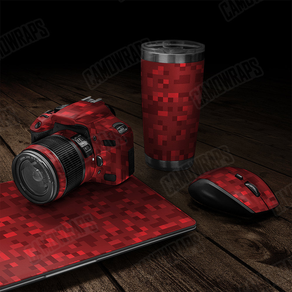 Pixel Elite Red Gear Skin Vinyl Wrap