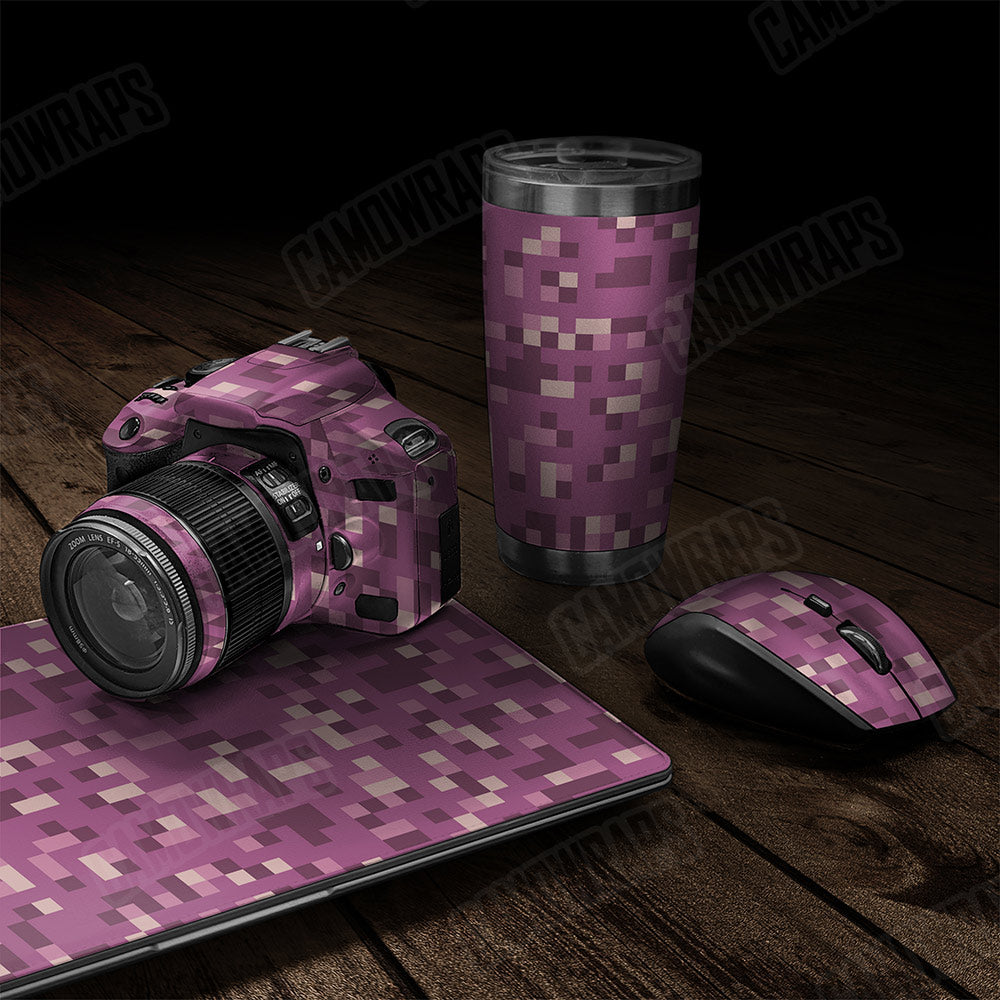 Pixel Floral Gear Skin Vinyl Wrap