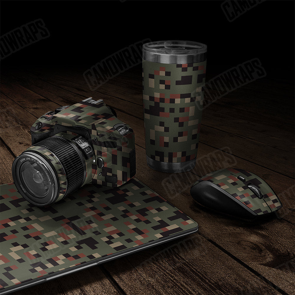 Pixel Militant Copper Gear Skin Vinyl Wrap