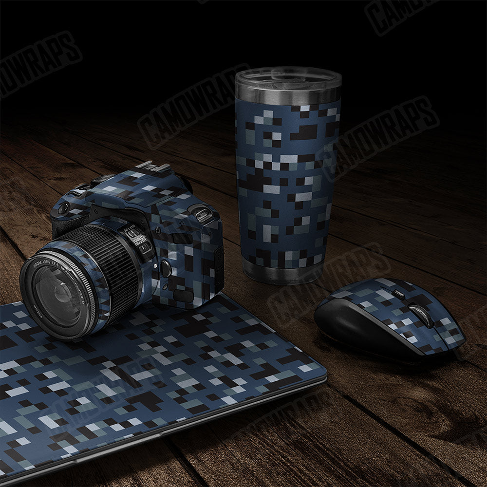 Pixel Navy Gear Skin Vinyl Wrap