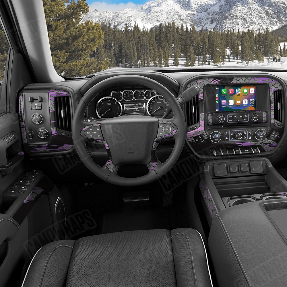 Dragonbreath Purple Car Interior Skins