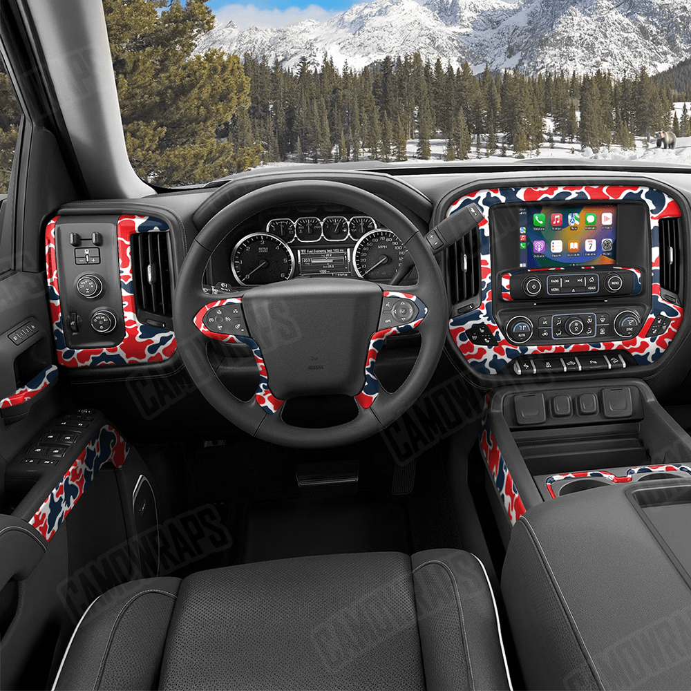 Old School Duck America Car Interior Skins