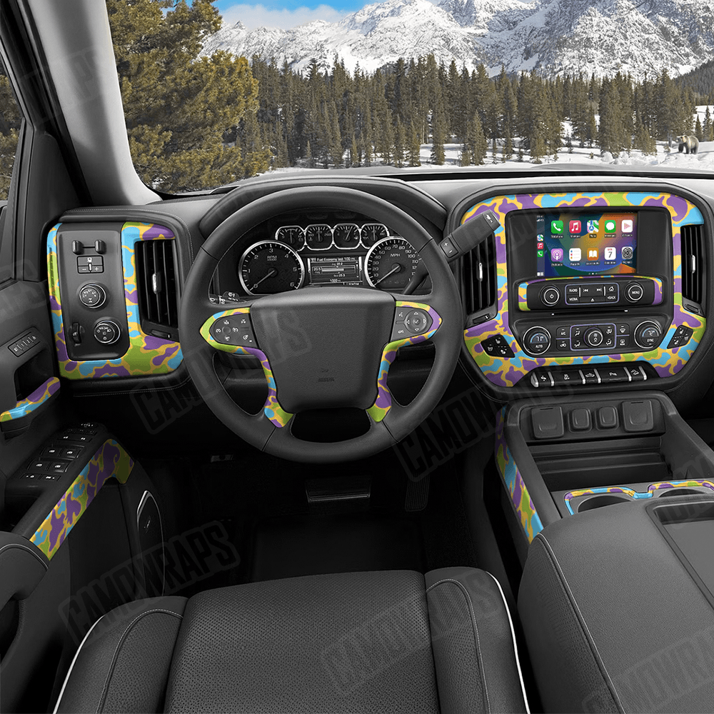 Old School Duck Carnival Car Interior Skins