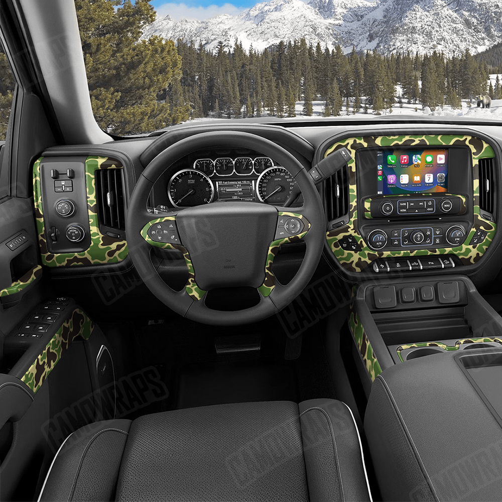 Old School Duck Jungle Car Interior Skins