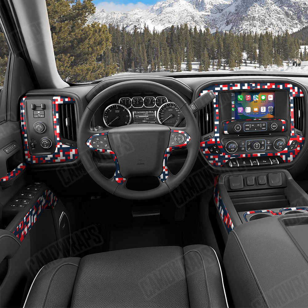 Pixel America Car Interior Skins