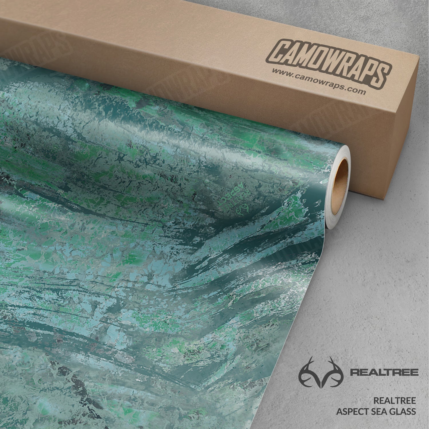 Realtree Aspect Sea Glass Camo Vinyl Wrap