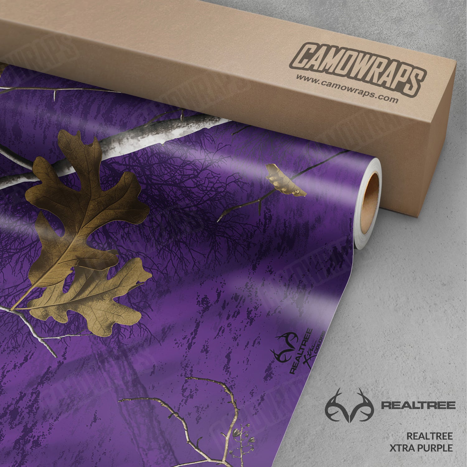 Realtree XTRA Colors Purple Camo Vinyl Wrap