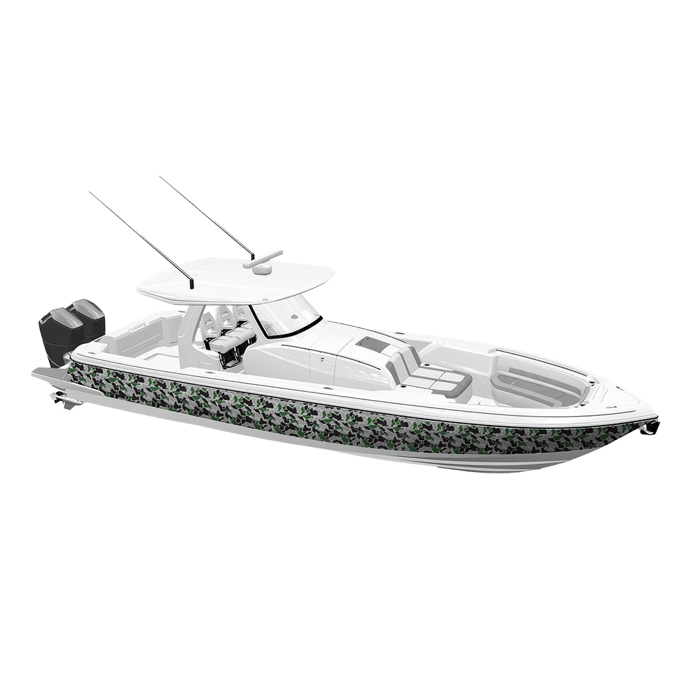 Old School Duck Green Tiger Yacht Wraps