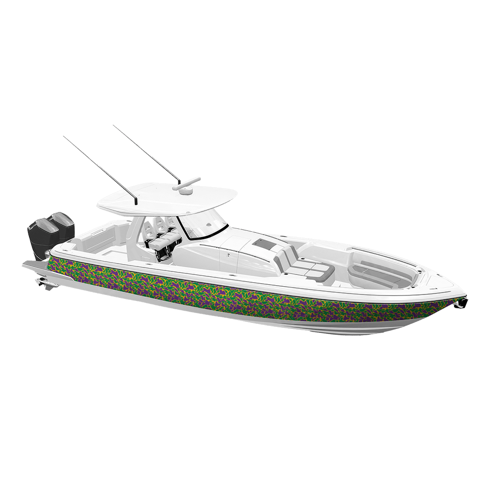 Old School Duck Mardi Gras Yacht Wraps