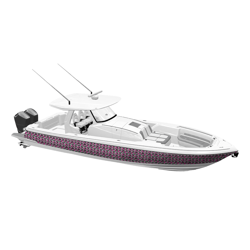 Old School Duck Magenta Tiger Yacht Wraps