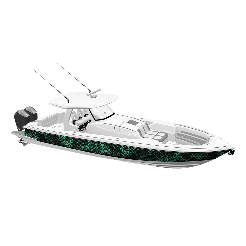 Skull Aquamarine Yacht Wraps